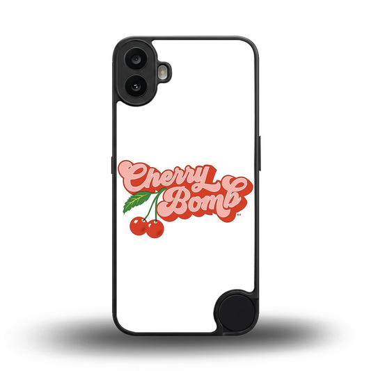 Cherry Bomb back phone cover | glass case for cmf nothing phone 1