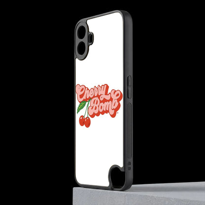 Cherry Bomb cmf nothing phone 1 mobile cover | shockproof glass phone case