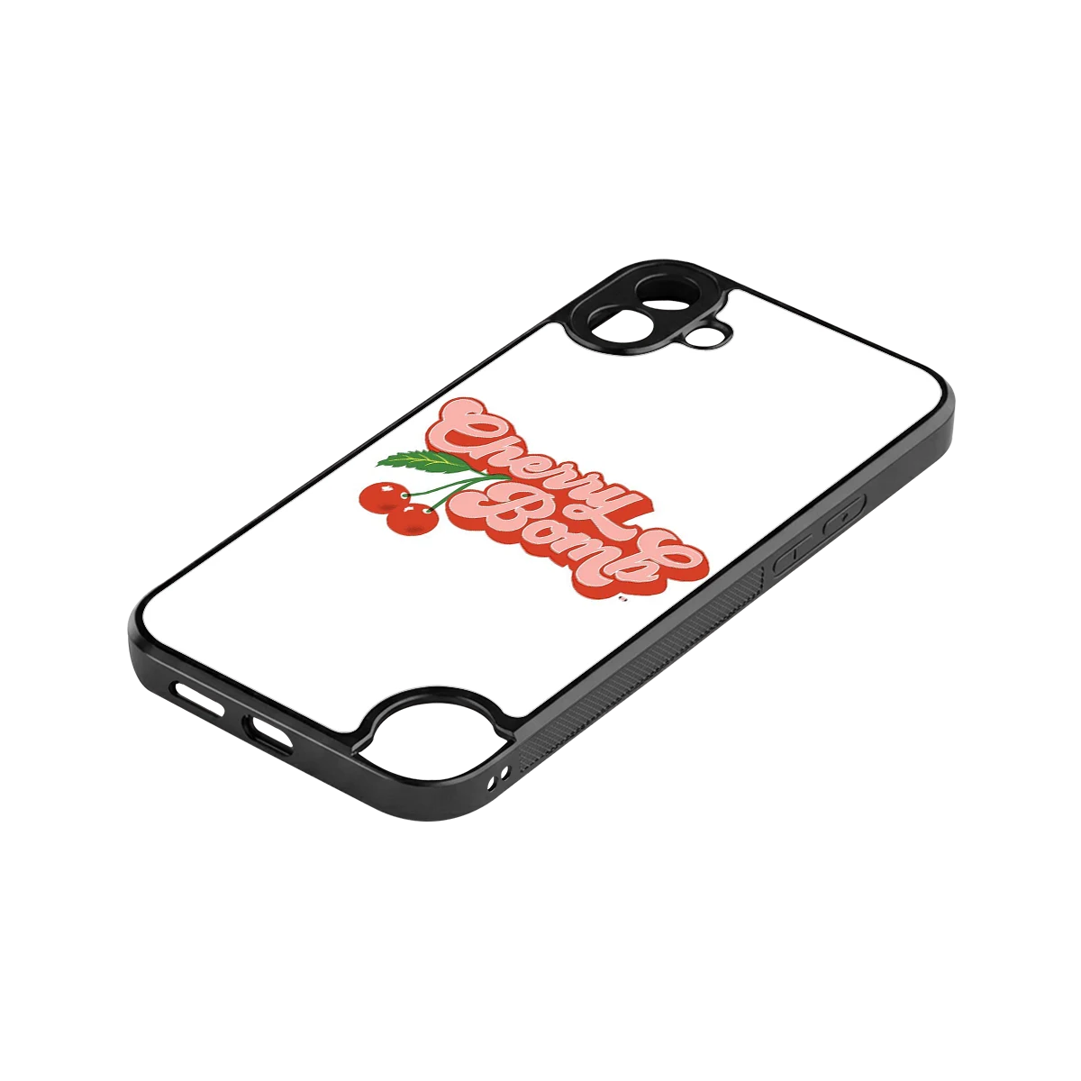 Cherry Bomb stylish phone case for cmf nothing phone 1 | glossy glass and slim fit