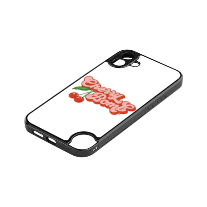 Cherry Bomb stylish phone case for cmf nothing phone 1 | glossy glass and slim fit