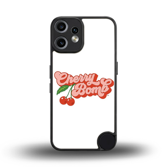 Cherry Bomb back phone cover | glass case for cmf nothing phone 2 pro