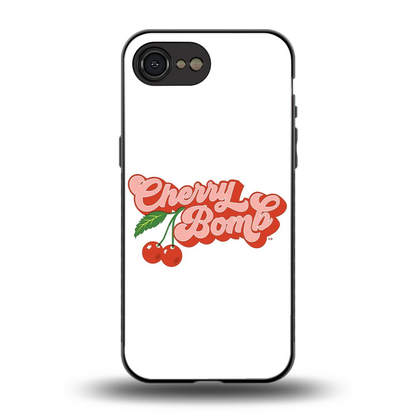 Cherry Bomb back phone cover | glass case for iphone 16e