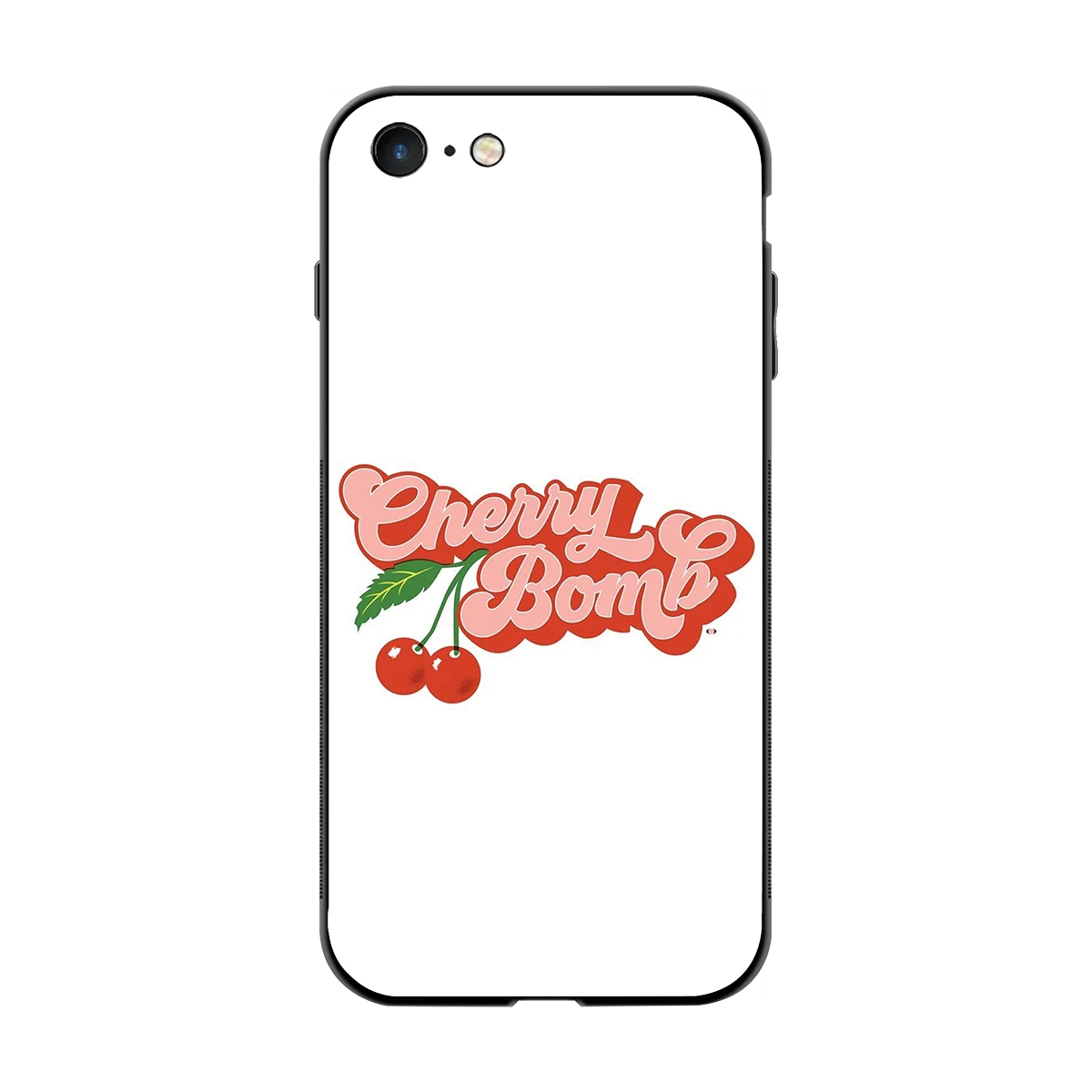 Cherry Bomb back phone cover | glass case for iphone 7