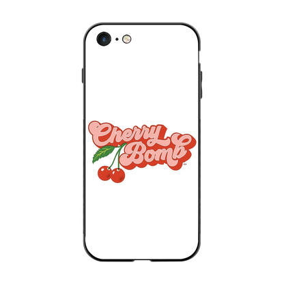 Cherry Bomb back phone cover | glass case for iphone 7