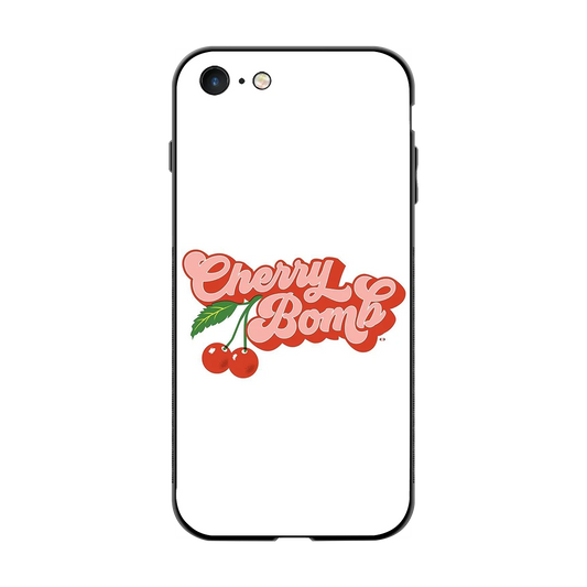 Cherry Bomb back phone cover | glass case for iphone 7
