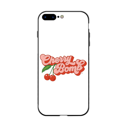 Cherry Bomb back phone cover | glass case for iphone 8 plus