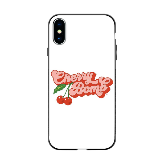 Cherry Bomb back phone cover | glass case for iphone x