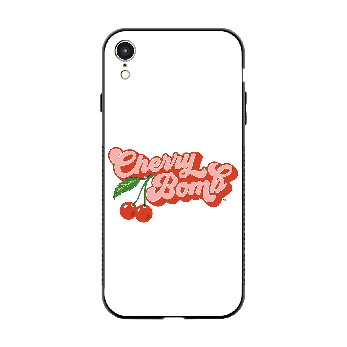 Cherry Bomb back phone cover | glass case for iphone xr