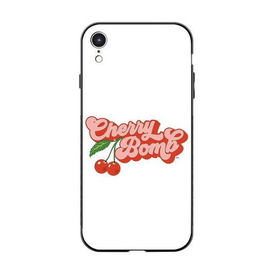 Cherry Bomb back phone cover | glass case for iphone xr