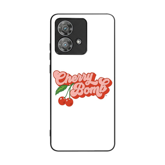 Cherry Bomb back phone cover | glass case for motorola edge 40 neo 5g