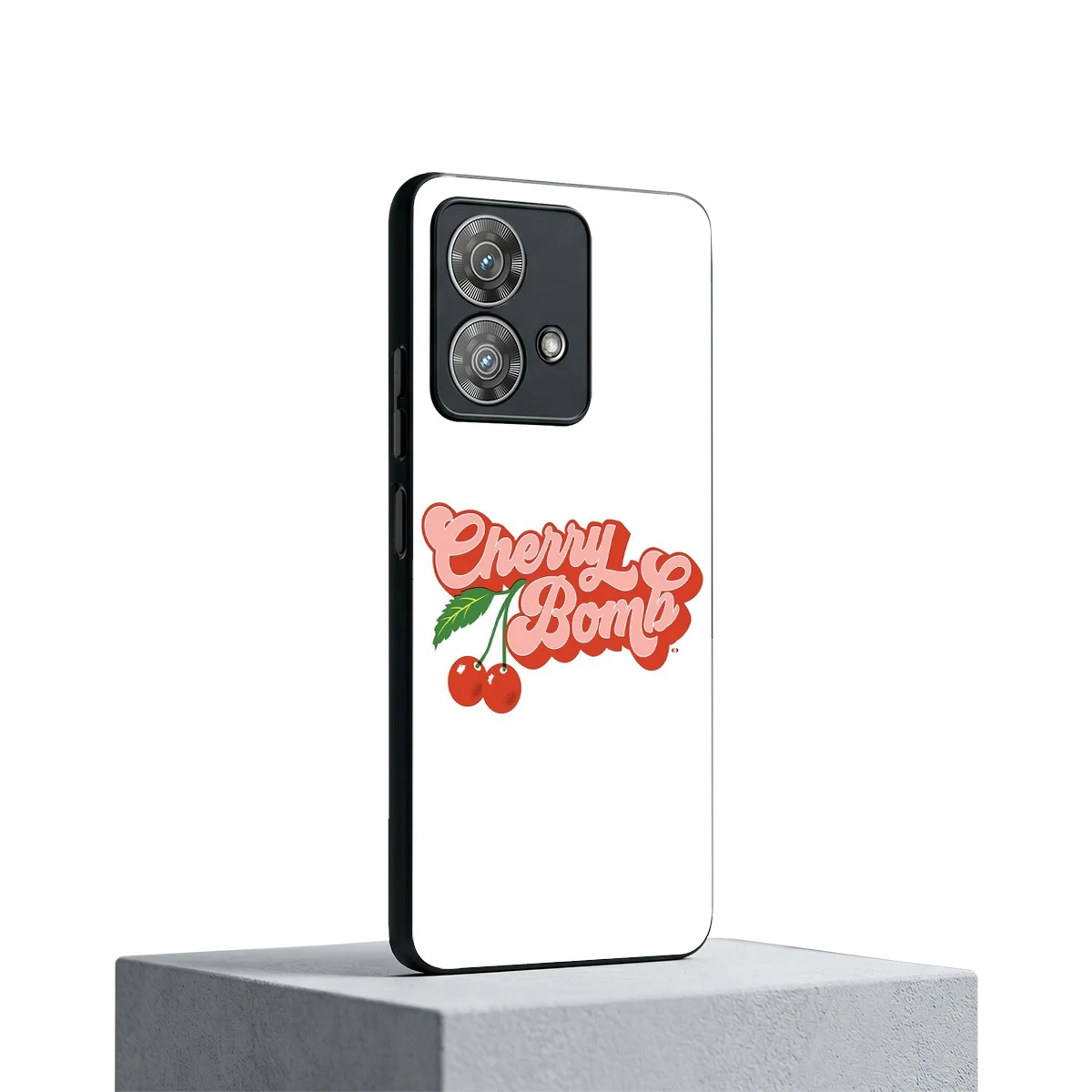 Cherry Bomb motorola edge 40 neo 5g mobile cover | shockproof glass phone case