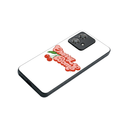 Cherry Bomb stylish phone case for motorola edge 40 neo 5g | glossy glass and slim fit
