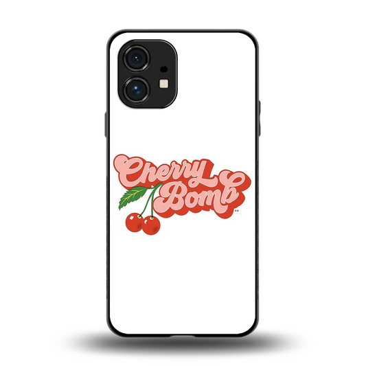 Cherry Bomb back phone cover | glass case for nothing phone 1