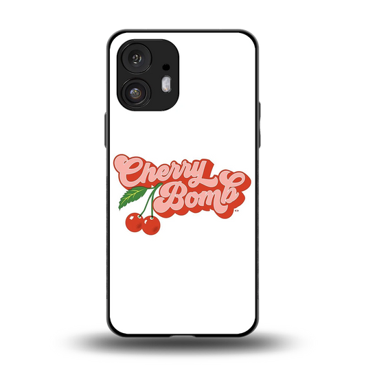 Cherry Bomb back phone cover | glass case for nothing phone 2