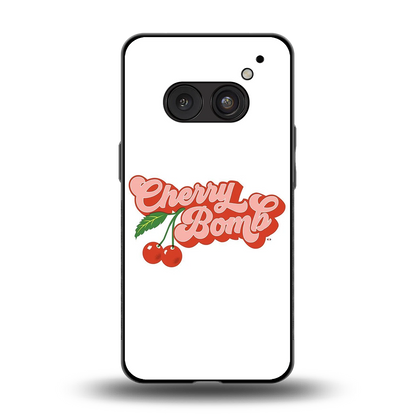 Cherry Bomb back phone cover | glass case for nothing phone 2a
