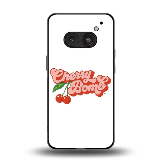 Cherry Bomb back phone cover | glass case for nothing phone 2a