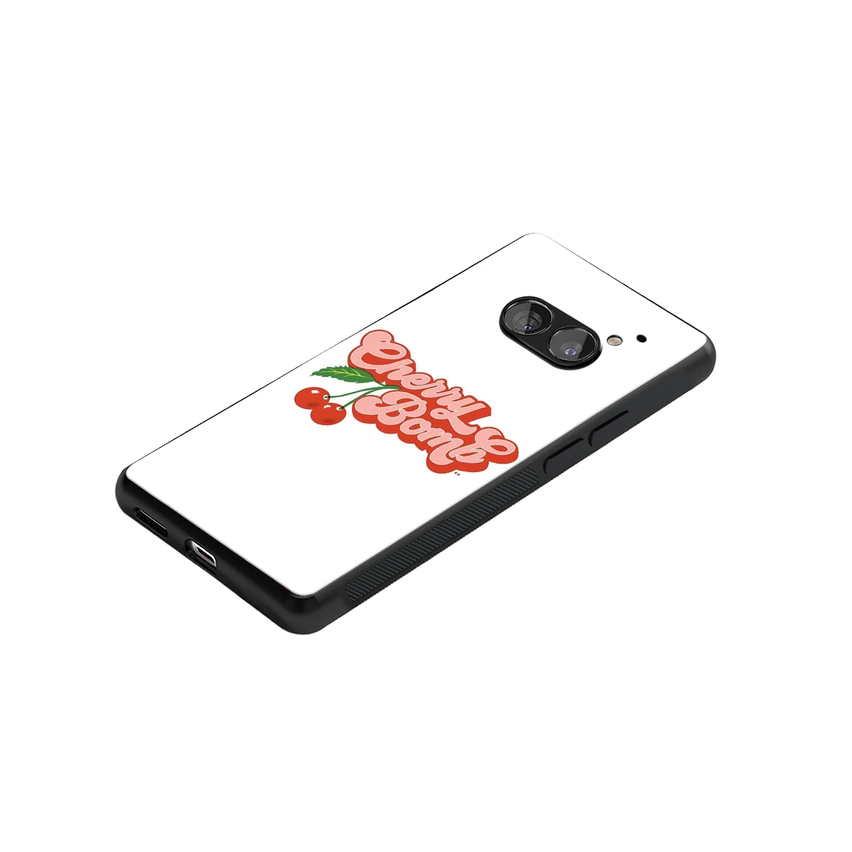Cherry Bomb stylish phone case for nothing phone 2a | glossy glass and slim fit