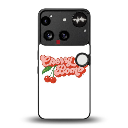 Cherry Bomb back phone cover | glass case for nothing phone 3