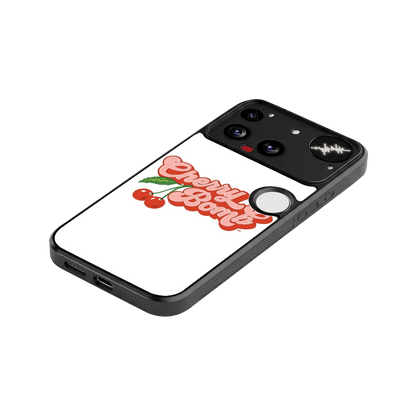 Cherry Bomb stylish phone case for nothing phone 3 | glossy glass and slim fit