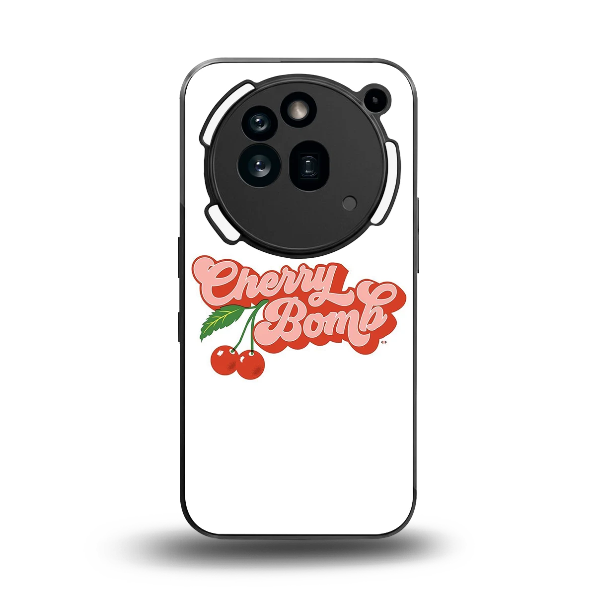 Cherry Bomb back phone cover | glass case for nothing phone 3a pro