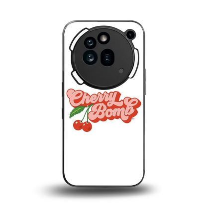 Cherry Bomb back phone cover | glass case for nothing phone 3a pro
