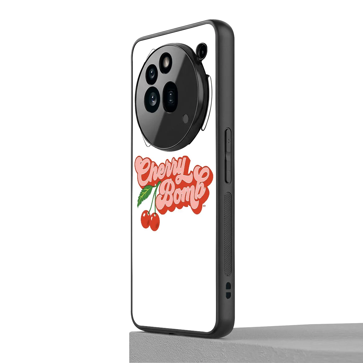 Cherry Bomb nothing phone 3a pro mobile cover | shockproof glass phone case