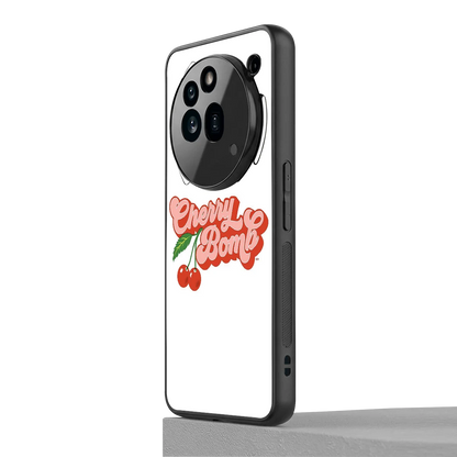 Cherry Bomb nothing phone 3a pro mobile cover | shockproof glass phone case