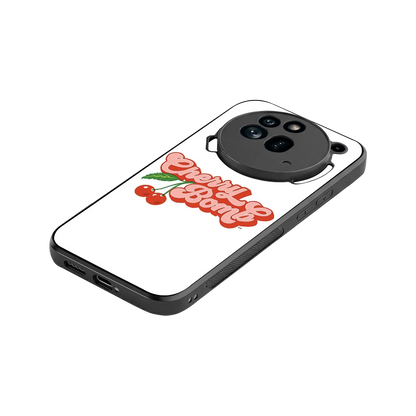 Cherry Bomb stylish phone case for nothing phone 3a pro | glossy glass and slim fit