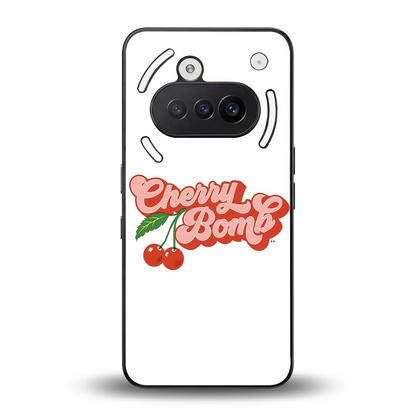 Cherry Bomb back phone cover | glass case for nothing phone 3a