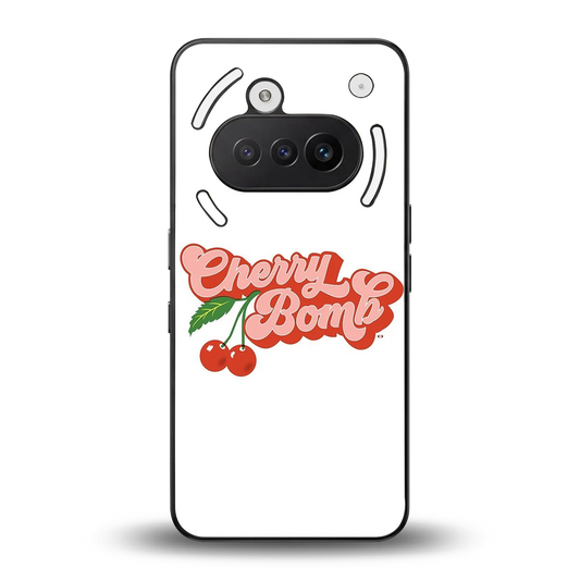 Cherry Bomb back phone cover | glass case for nothing phone 3a