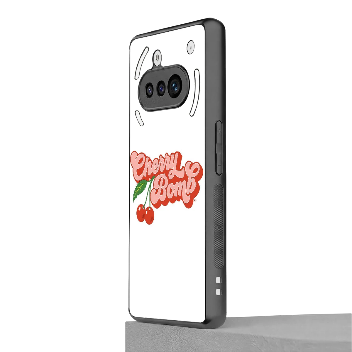 Cherry Bomb nothing phone 3a mobile cover | shockproof glass phone case