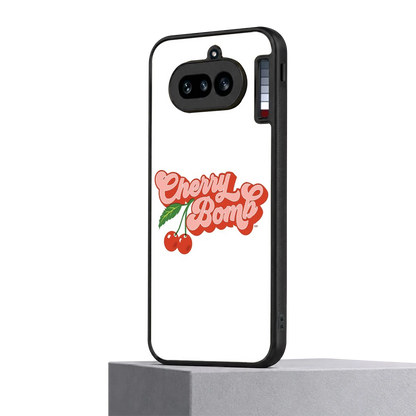 Cherry Bomb nothing phone 4a mobile cover | shockproof glass phone case