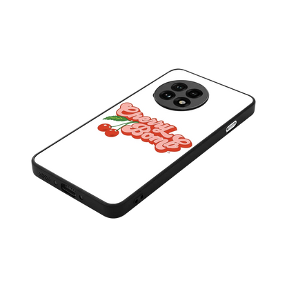 Cherry Bomb stylish phone case for oneplus 13r | glossy glass and slim fit