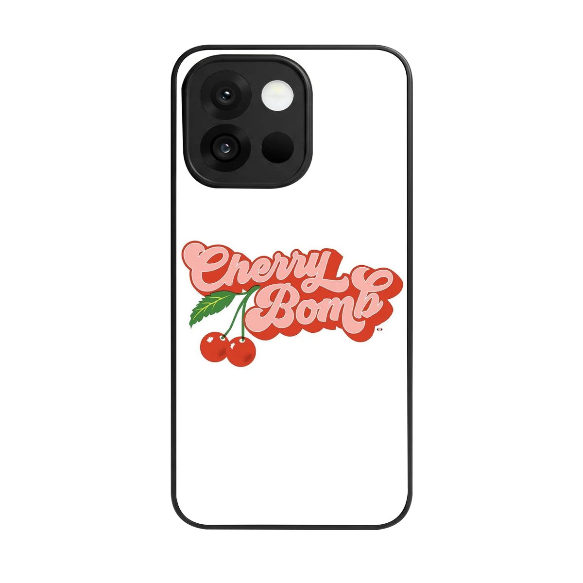 Cherry Bomb back phone cover | glass case for oneplus 13s