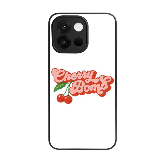 Cherry Bomb back phone cover | glass case for oneplus 13s