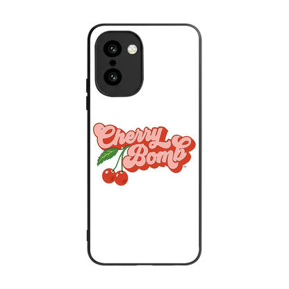 Cherry Bomb back phone cover | glass case for oneplus 15r