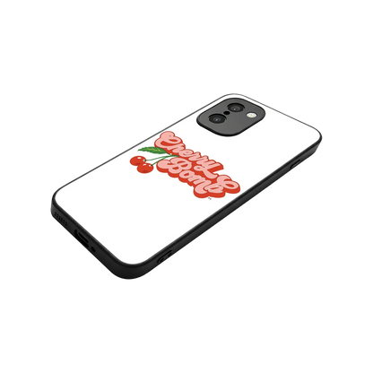 Cherry Bomb stylish phone case for oneplus 15r | glossy glass and slim fit