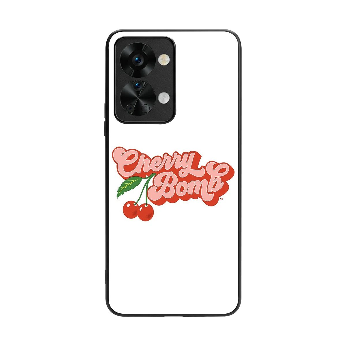 Cherry Bomb back phone cover | glass case for oneplus nord 2t