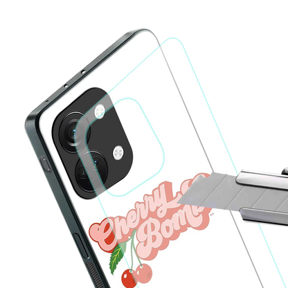 Cherry Bomb stylish phone case for oneplus nord 3 | glossy glass and slim fit