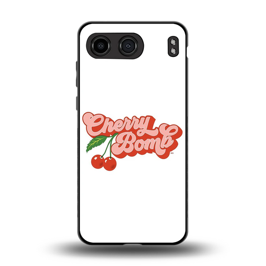 Cherry Bomb back phone cover | glass case for oneplus nord 4