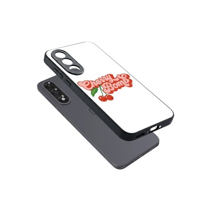 Cherry Bomb sleek oneplus nord 5 cover with tempered glass back and TPU edges