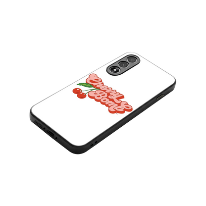 Cherry Bomb stylish phone case for oneplus nord 5 | glossy glass and slim fit