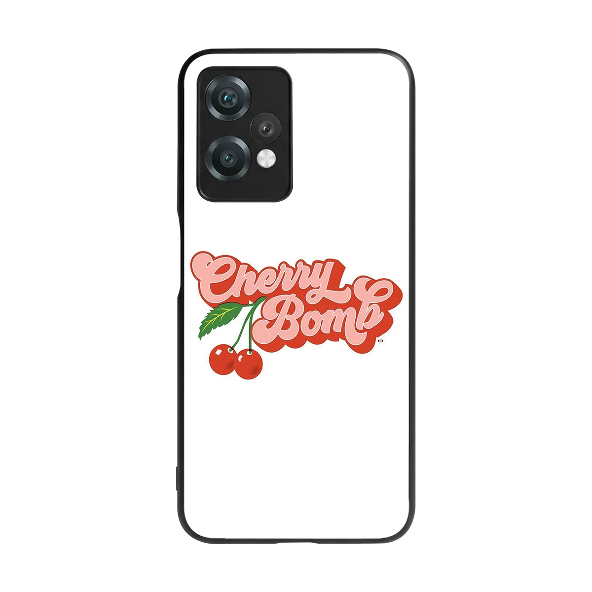 Cherry Bomb back phone cover | glass case for oneplus nord ce 2 lite