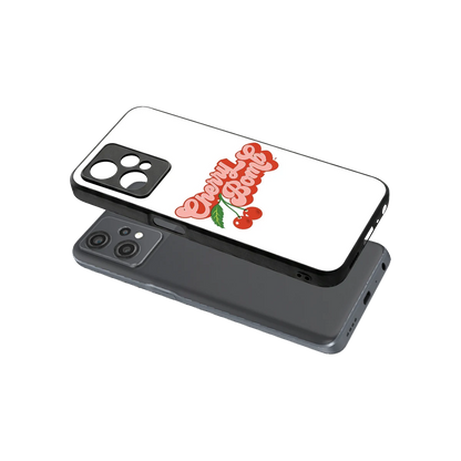 Cherry Bomb sleek oneplus nord ce 2 lite cover with tempered glass back and TPU edges