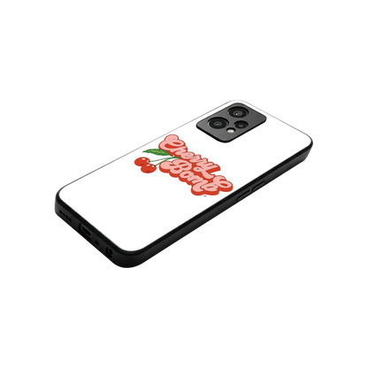 Cherry Bomb stylish phone case for oneplus nord ce 2 lite | glossy glass and slim fit