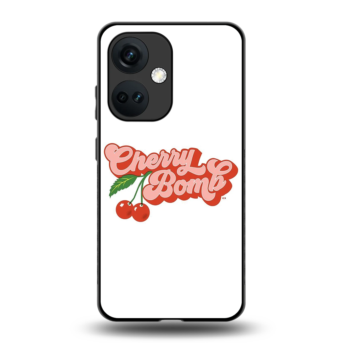 Cherry Bomb back phone cover | glass case for oneplus nord ce 3