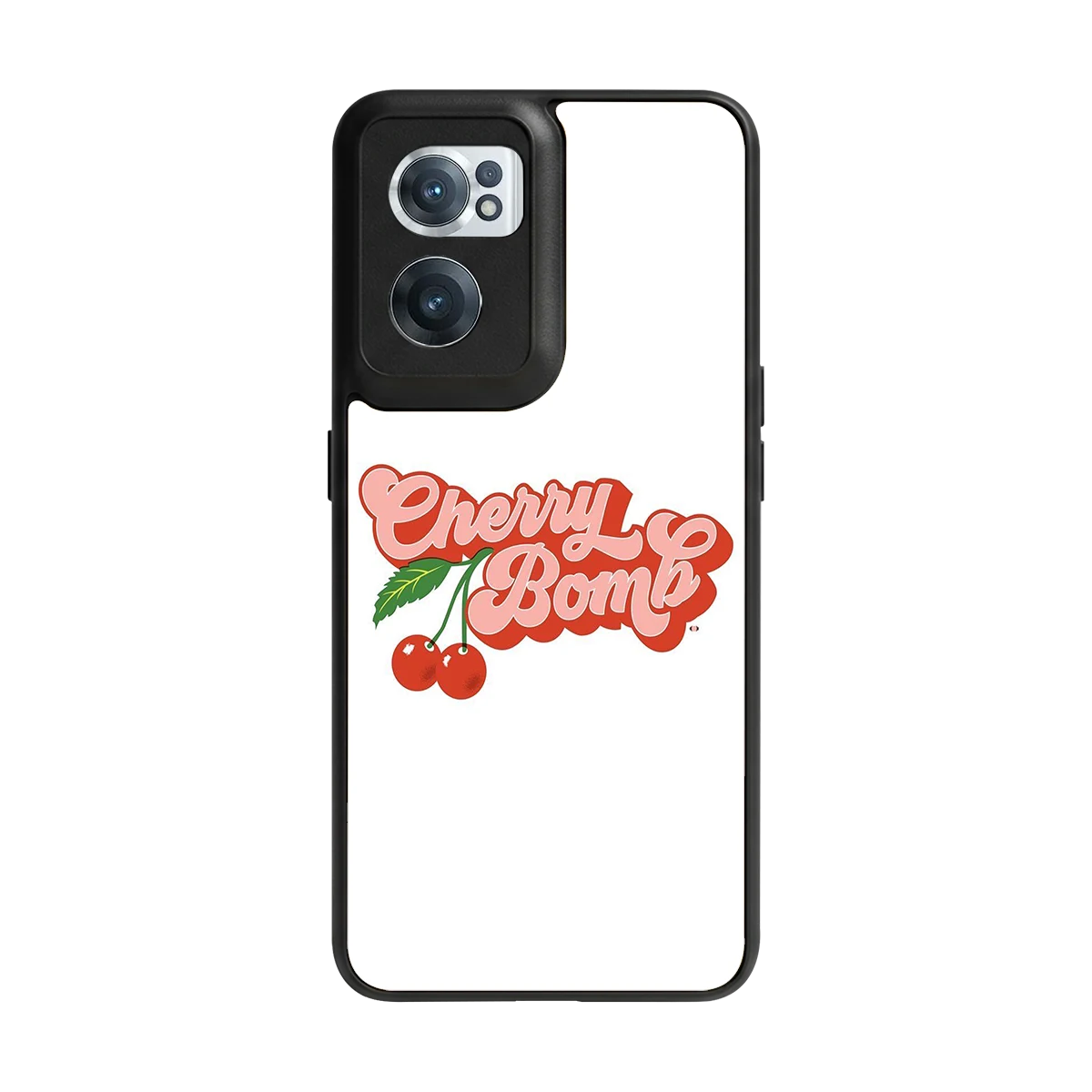 Cherry Bomb back phone cover | glass case for oneplus nord ce 2