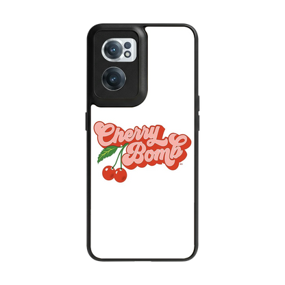 Cherry Bomb back phone cover | glass case for oneplus nord ce 2