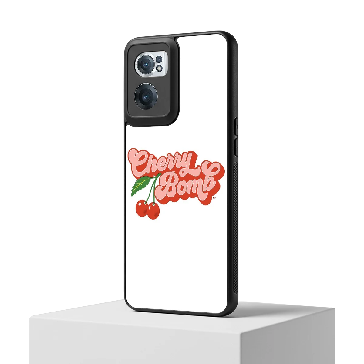 Cherry Bomb oneplus nord ce 2 mobile cover | shockproof glass phone case