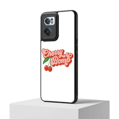 Cherry Bomb oneplus nord ce 2 mobile cover | shockproof glass phone case